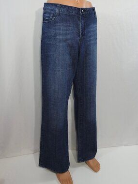 Sasson Bootcut Boogie Jeans Womens Denim 32" Inseam Embroidery Sequins Ooh La La
